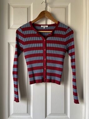 Madewell The Signature Knit Striped Cardigan